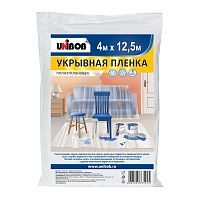 Unibob / Унибоб Укрывная плёнка 4х12,5 м прозрачная