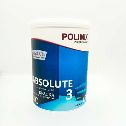 Polimix Absolute 3 / Полимикс Абсолют 3 - Акриловая краска для колеровки в темные и насыщенные цвета фото 2