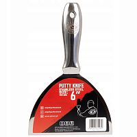 124013-1 Olejnik PUTTY KNIFE - Олейник шпатель цельнометалический 127 мм 5"