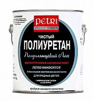 Petri Diamond Hard / Петри Даймонд Хард (Алмазная твердость) - Лак полиуретановый полуглянцевый
