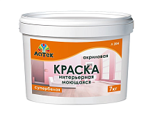 Краска Л204 ЛАТЕК интерьерная моющаяся