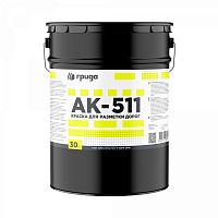 КРАСКА ДЛЯ РАЗМЕТКИ ДОРОГ АК-511 БЕЛАЯ 30 КГ "ГРИДА"