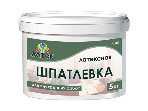 Шпатлевка Л601 ЛАТЕК для внутренних работ