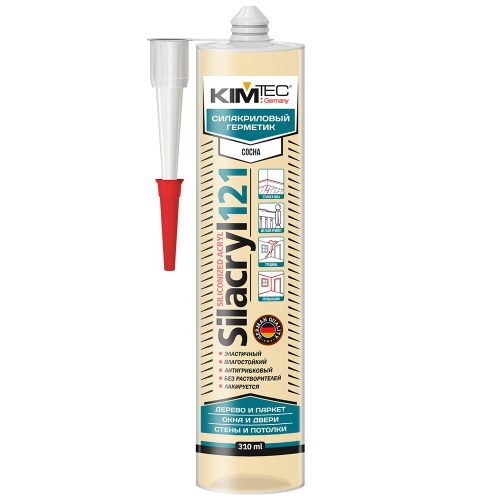 KIM TEC 121 Silacryl - Герметик силакриловый 121 СОСНА 310 мл KIM TEC 121 Silacryl - Герметик силакриловый 121 СОСНА 310 мл