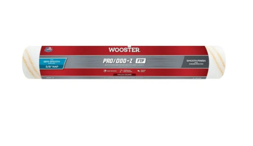 RR 666-18 3/8 Wooster PRO/DOO- Z ®FTP / Вустер Про ФТП - Большой Малярный Плетеный Валик  457 мм, ворс 9,5 мм