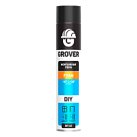 Grover DIY45 / Гровер DIY45 – Монтажная пена стандартная всесезонная (RUR), 0,75 л