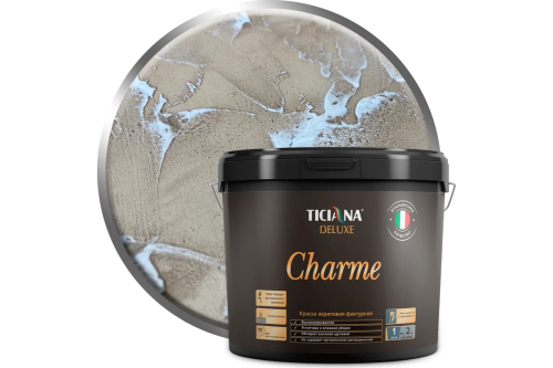 TICIANA DELUXE Charme / Тициана Делюкс Шарм - Краска акриловая фактурная