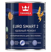Tikkurila Euro Smart 2 / Тиккурила Евро 2 глубокоматовая краска интерьерная