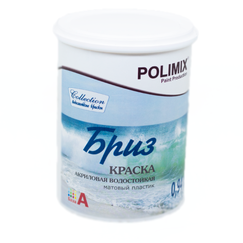 Polimix Breeze / Полимикс Бриз - краска с "эффектом матового пластика"