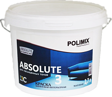 Polimix Absolute 3 / Полимикс Абсолют 3 - Акриловая краска для колеровки в темные и насыщенные цвета