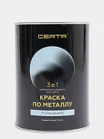 Грунт-эмаль по ржавчине CERTA Plast 3 в 1 Темно-серый (~RAL 7024)