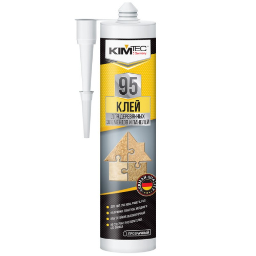 KIM TEC 95 / Кимтек Клей 95 для деревянных элементов и панелей прозрачный KIM TEC 95 / Кимтек Клей 95 для деревянных элементов и панелей прозрачный