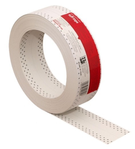 STRAIT-FLEX USA Лента TUFF TAPE для соединения швов ГКЛ,57мм*30,48м толщина 0,41мм (TT-30U) (красная) фото 4