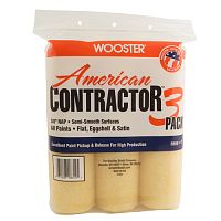 R 566-4 1/2 Wooster AMERICAN CONTRACTOR® / Вустер Американ Контрактор Малярный Мини-Валик ВЯЗАНЫЙ 114 мм, ворс 9,5 мм 2 шт. в уп.