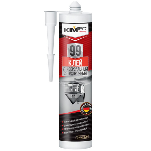 KIM TEC 99 / Кимтек Клей 99 универсальный сверхпрочный бежевый KIM TEC 99 / Кимтек Клей 99 универсальный сверхпрочный бежевый