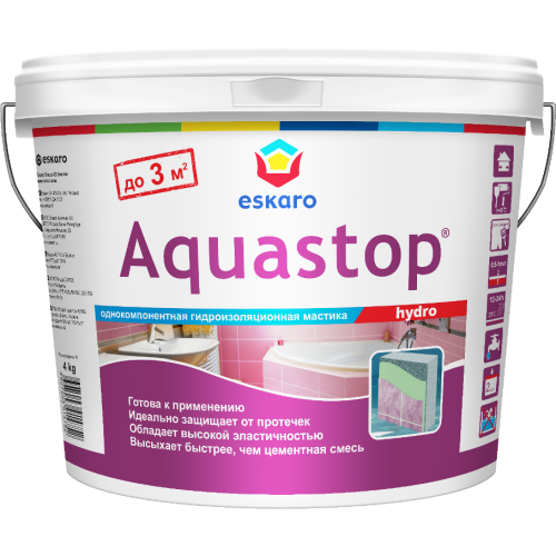 Eskaro Aquastop Hydro / Эскаро Аквастоп Гидро - Гидроизоляционная мастика