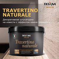 Ticiana Deluxe Travertino Naturale / Тициана Делюкс Травертино Натурале - Декоративная штукатурка на извести