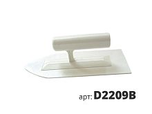 STMDECOR кельма белая пластиковая остроугольная D2209B