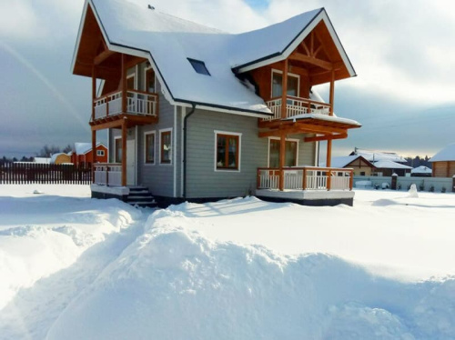 2735 Landhausfarbe Непрозрачная стойкая краска ДЫМЧАТО-СЕРАЯ (~RAL 7035)  для дерева для наружных работ фото 3